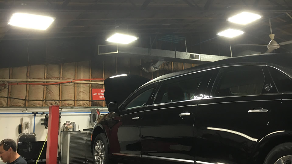 New LED Lighting Illuminates Auto Repair Shop
